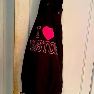 Black and pink Hoodie